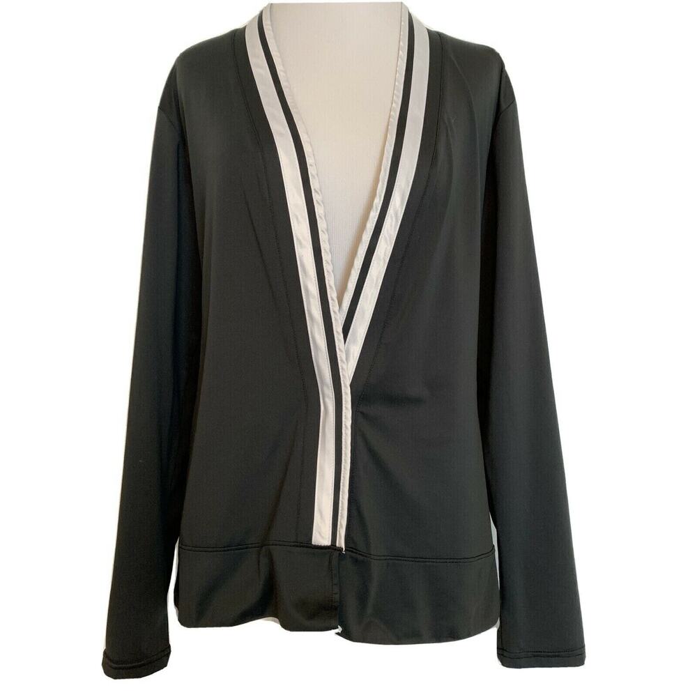 Pure Lime Black Lightweight Buttery Soft Blazer Jacket Size M